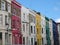 Colourful Houses near Portobello Street, London, England