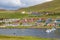 Colourful houses in Scalloway