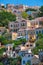 Colourful houses Symi Town, Island of Symi