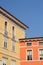 Colourful italian buildings