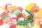 Colourful Jelly Sweets Isolated