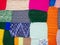 Colourful Knit texture Patchwork