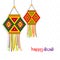 Colourful Lamp (Kandil) for Happy Diwali celebration.