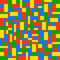Colourful lego block pattern, vector illustration