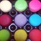 Colourful macaroon