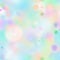 Colourful magic light, abstract bokeh in soft pastel light colours, seamless pattern