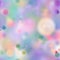 Colourful magic light, abstract bokeh in soft pastel rainbow colours, seamless pattern
