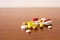 Colourful Medicine Pills