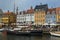 Colourful Nyhavn and wooden Boats Copenhagen Denmark