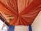 Colourful orange Moroccan ceiling canopy