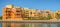 Colourful oriental apartments faces the pier