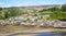 Colourful Palafito houses on stilts in Castro, Chiloe Island, Patagonia, Chile