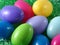 Colourful Plastic Easter Eggs