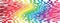 Colourful rainbow made from pixels, vector illustration