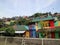The colourful or `rainbow` village Kampung Pelangi in Semarang