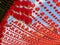 Colourful Red Canopy of Chinese Lanterns at Thean Hou Temple in Kuala Lumpur