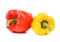 Colourful ripe peppers.