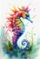 Colourful Seahorse