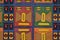 Colourful seamless mayan pattern