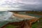 Colourful seashore with the Murray river in Adelaide