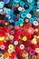 Colourful Sewing buttons background