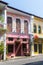 Colourful sino portuguese architecture in Soi Romanee, Old Phuket Town, Thailand