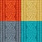 Colourful Six-Stitch Cable Stitch Textures.