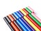 colourful sketch pen set isolated stock image.