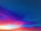 Colourful sky, sunset, deep penetrating light among blue and pink