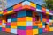 Colourful small building