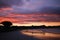 Colourful Sunset reflected in Water