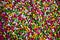 Colourful sweet food background pattern