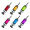 Colourful Syringes