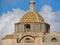 Colourful tiled dome of Ostuni Cathedral, Puglia, Italy