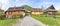 Colourful traditional wooden houses in mountain village Vlkolinec- UNESCO SLOVAKIA