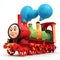 Colourful train, wooden toys, for children, eco-friendly, handmade, Montessori, for children\\\'s development,