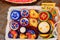 Colourful trinket dishes, Silves, Portugal.