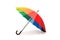 Colourful umbrella isolated