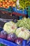 Colourful vegetable market