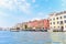 Colourful Venetian-Style Buildings Along Venice Canals