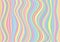 Colourful wallpaper, wavy vertical lines of many colours, thin lines on white background, elegant style
