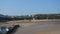 Colourful Welsh seaside resort Tenby panorama pan