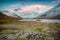 Colourful winter evening at Wastwater, Lake District