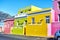 Colourfull housses in Bo-kaap neighborhood Cape-Town