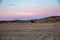 Colourfull sunset at the desert