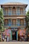 Colourfully painted Peshwa-type entrance of Shree Kasba Ganpati temple
