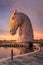 Colours of Dawn at The Kelpies