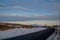 Colours on the horizon over Icelandic Highway