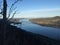 The Columbia River flows through the Columbia River gorge