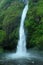 Columbia River Gorge, Oregon, Beautiful Horsetail Falls in Pacific Northwest, USA